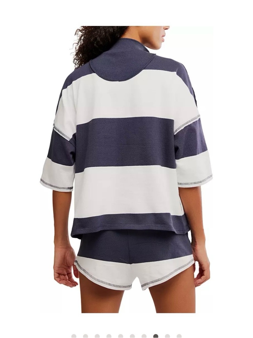 Free People Retro Rugby 2-Piece Set - Picture 6 of 12